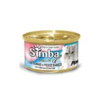 SIMBA LATA PARA GATO - MOUSSE DE ATÚN Y PESCADO BLANCO