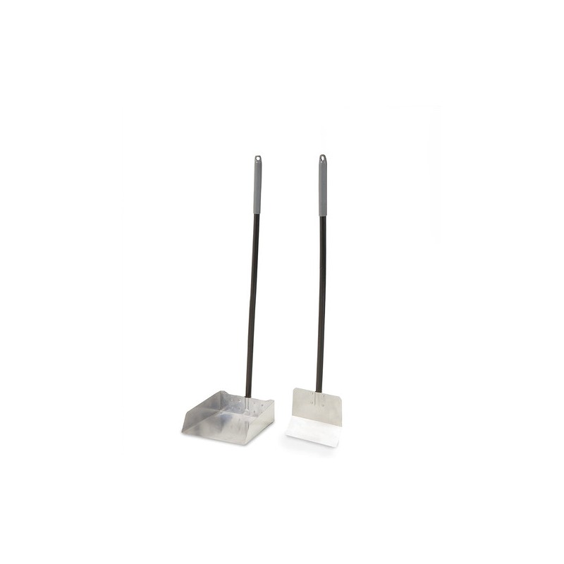 EGM171110 RECOGEDOR DE 2 PIEZAS PETMATE - PALA Y ESPATULA DE ALUMINIO - Image 1