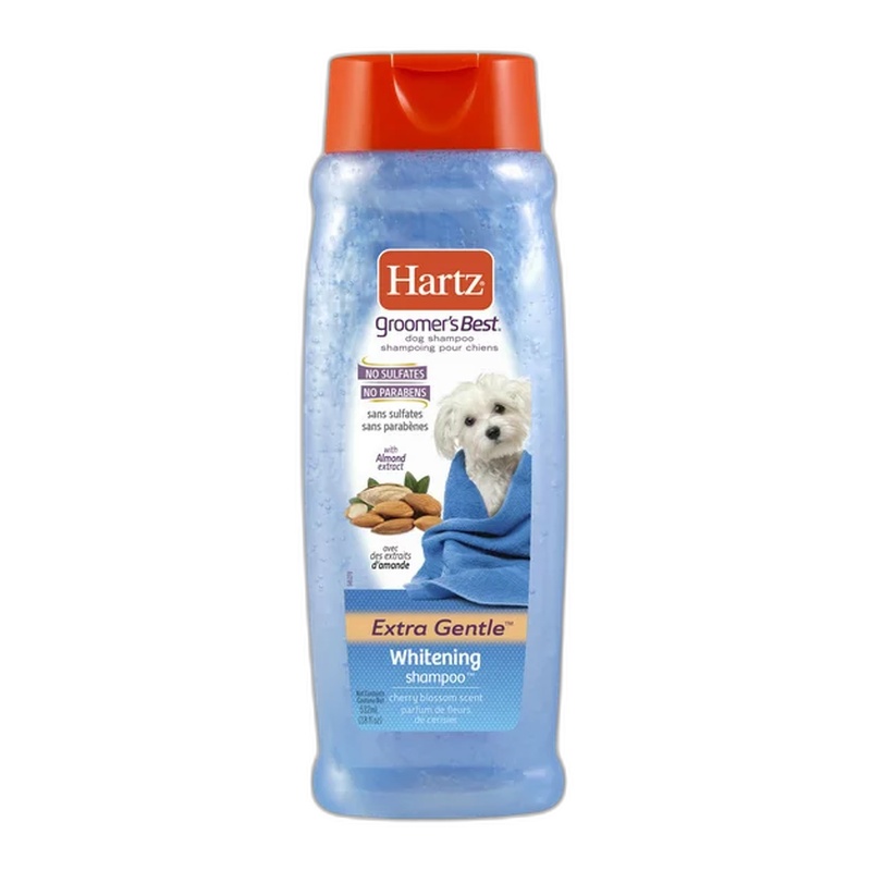 EGM197925 HARTZ GROOMER’S BEST WHITENER SHAMPOO 18 Onz. - Image 1