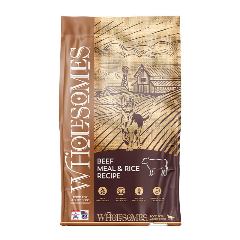 NH1000030 WHOLESOMES BEEF MEAL & RICE - Image 1