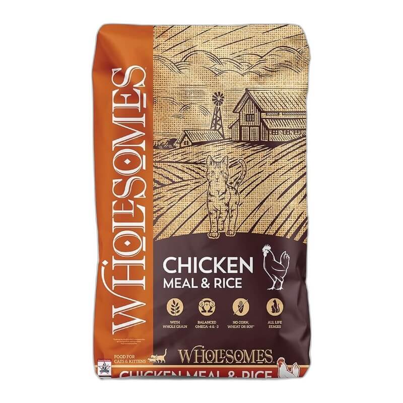 NH1000038 WHOLESOMES CAT CHICKEN MEAL & RICE - Image 1