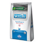 VET LIFE FELINO HYPOALLERGENIC PORK & POT