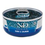 N&D FELINO HÚMEDO OCEAN TUNA&SALMÓN