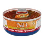 N&D FELINO HÚMEDO PUMKIN&CHICKEN&POMEG