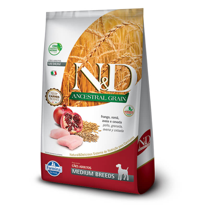 VP17898604432708 N&D ANCESTRAL GRAIN CANINO POLLO MEDIUM ADULTO - Image 1