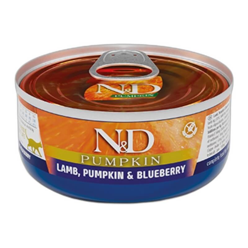 VP18606014102109 N&D FELINO HÚMEDO PUMPKIN&LAMB&BLUEBERRY - Image 1