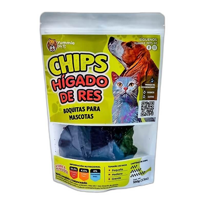 YP1000003 YUMMIE PETS CHIPS HÍGADO DE RES - Image 1
