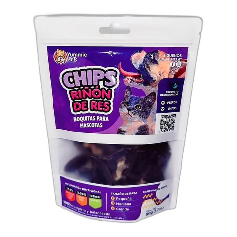 YP1000005 YUMMIE PETS CHIPS RIÑÓN DE RES - Image 1